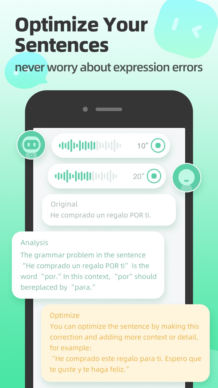 TalkyBuddy - Language learning