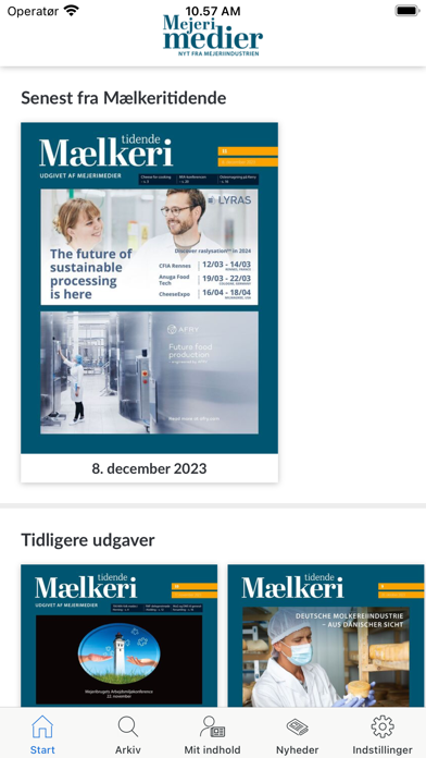 Mælkeritidende - mejerinyt Screenshot
