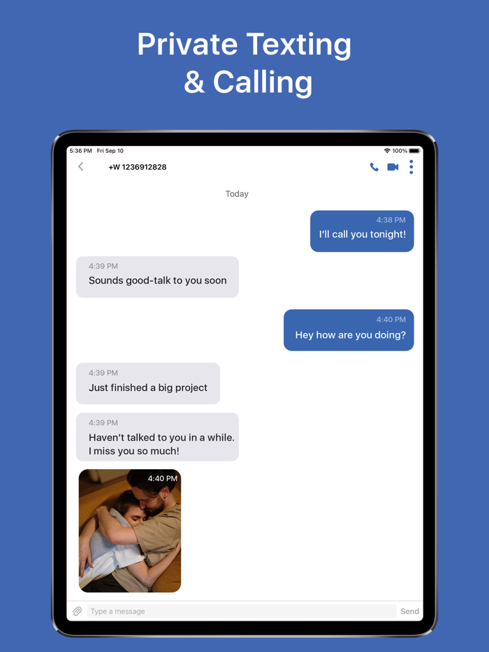 Text App CallingTexting Now
