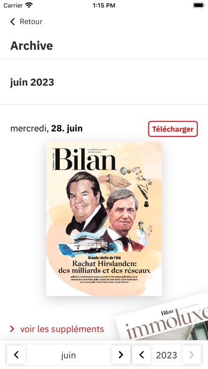 Bilan, le magazine