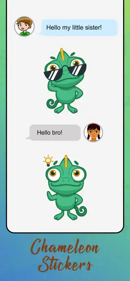 Game screenshot Chameleon Stickers apk