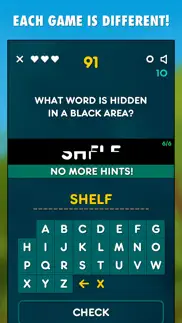 hidden word game iphone screenshot 3