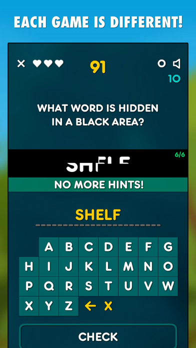 Screenshot #3 pour Hidden Word Game