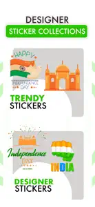 Independence Day Stickers !! screenshot #2 for iPhone