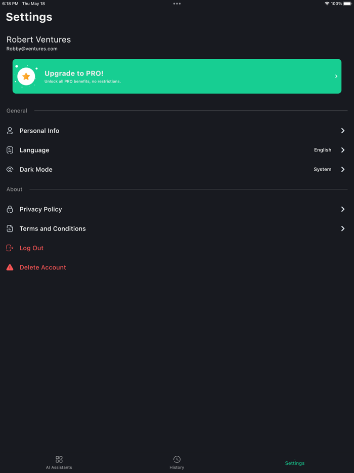 Robert - AI Chat Assistant