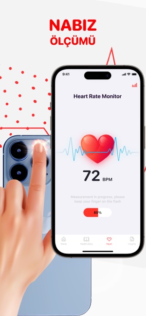 Sağlık: Nabız kalp atışı ölçme App Store'da