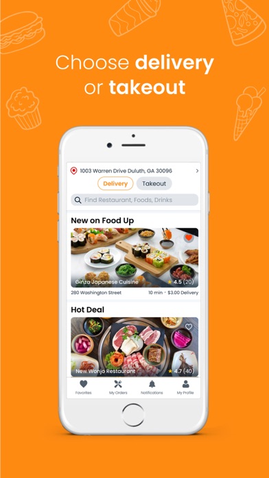 FoodUp – Local Food Delivery Screenshot