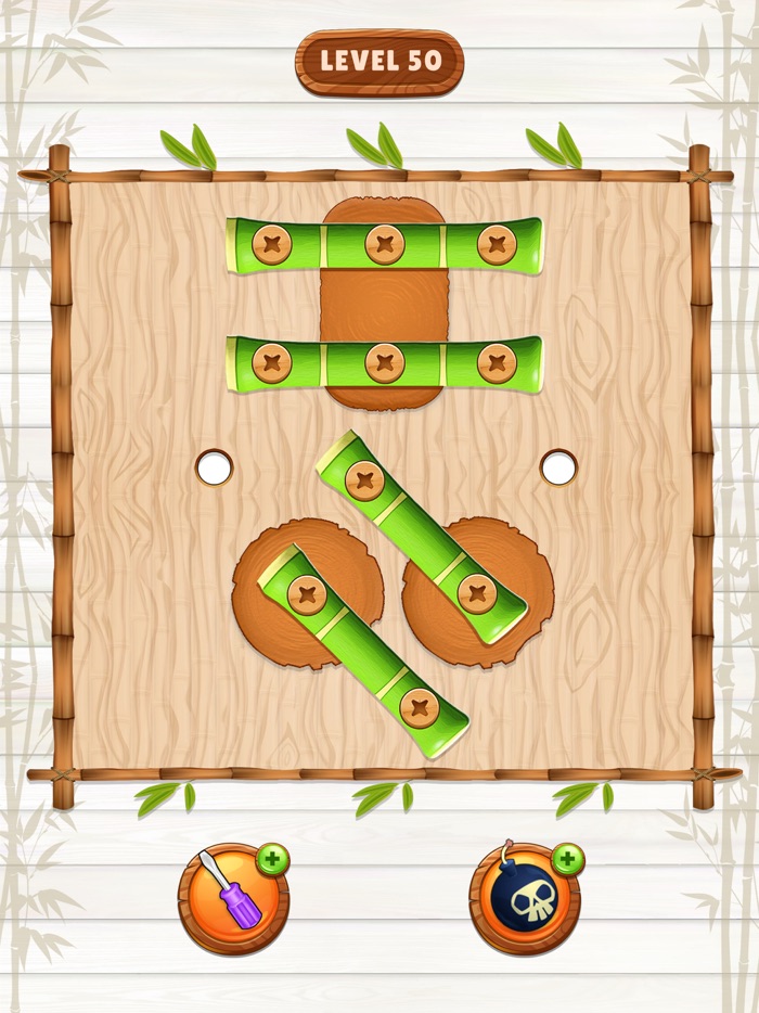 Bamboo Nuts  Bolts Puzzle
