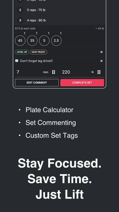 Micro Fitness Workout Tracker Screenshot