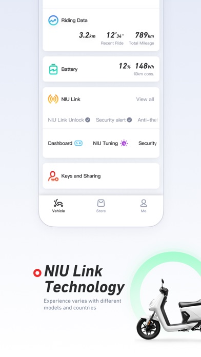 NIU E-Scooter Screenshot