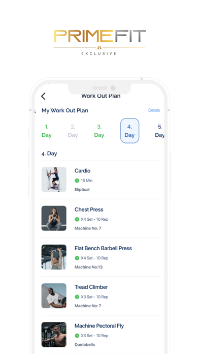 PRIMEFIT EXCLUSIVE Screenshot