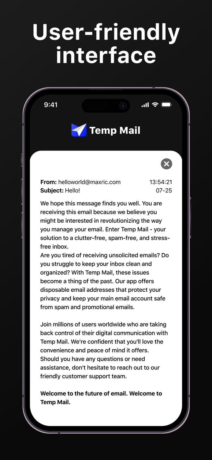 Temporary Mail Temp Email