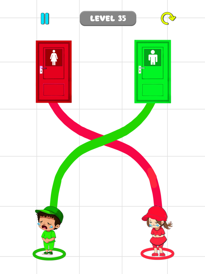 Toilet Rush Race - Draw To Pee