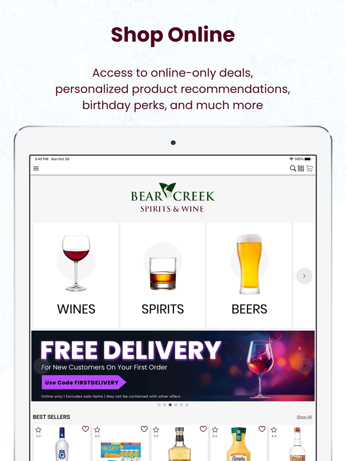 Bear Creek Spirits and Wine