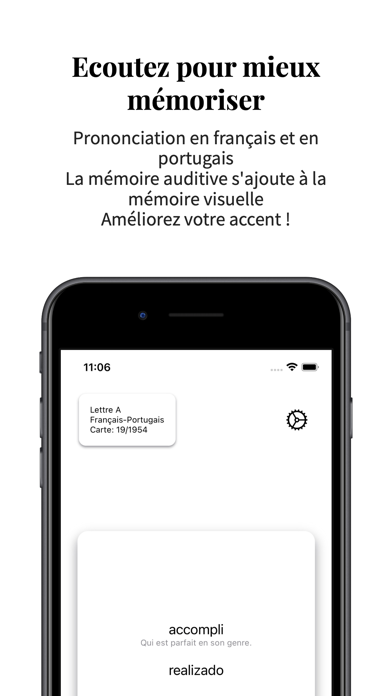 Vocabulaire Portugais-Français Screenshot