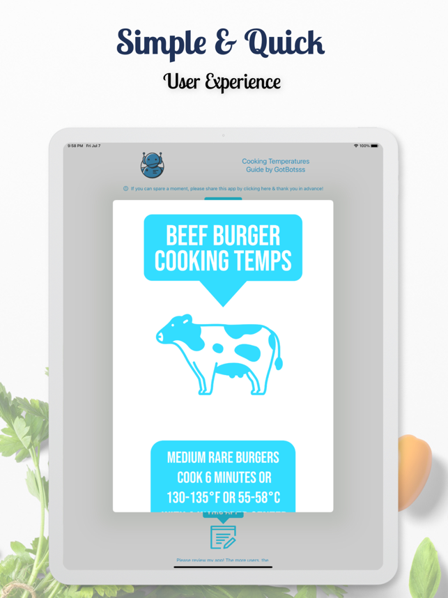 ‎GotBotsss Cooking Temps Guide Screenshot