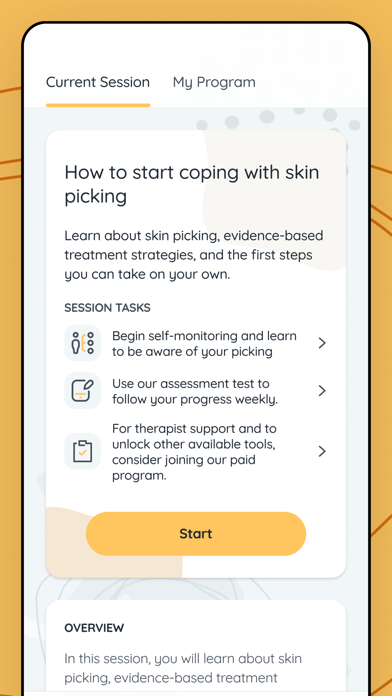Skinpick - Dermatillomania App Screenshot