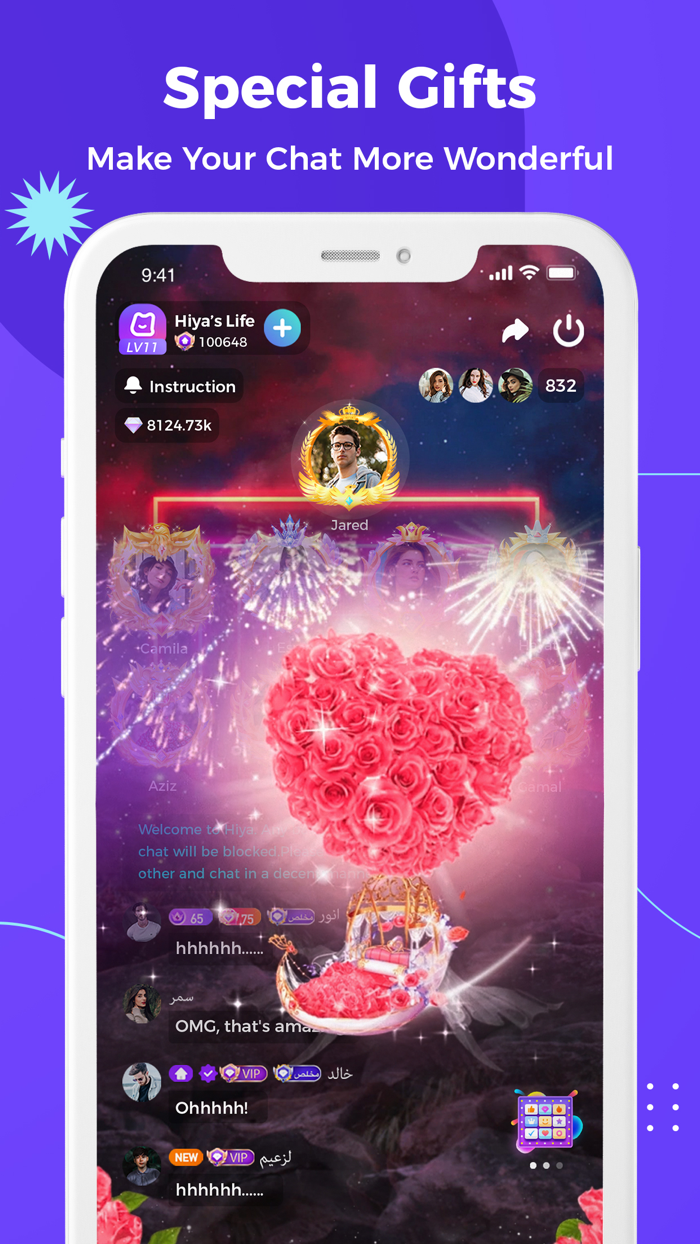 Hiya - Group Voice Chatroom