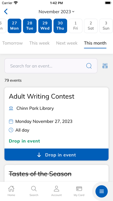 Prince William Public Library Screenshot