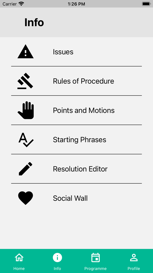 #2. MUNOL (iOS) 由: MUNOL e.V., Vereinigung der Freunde und Foerderer des Model United Nations Of Luebeck