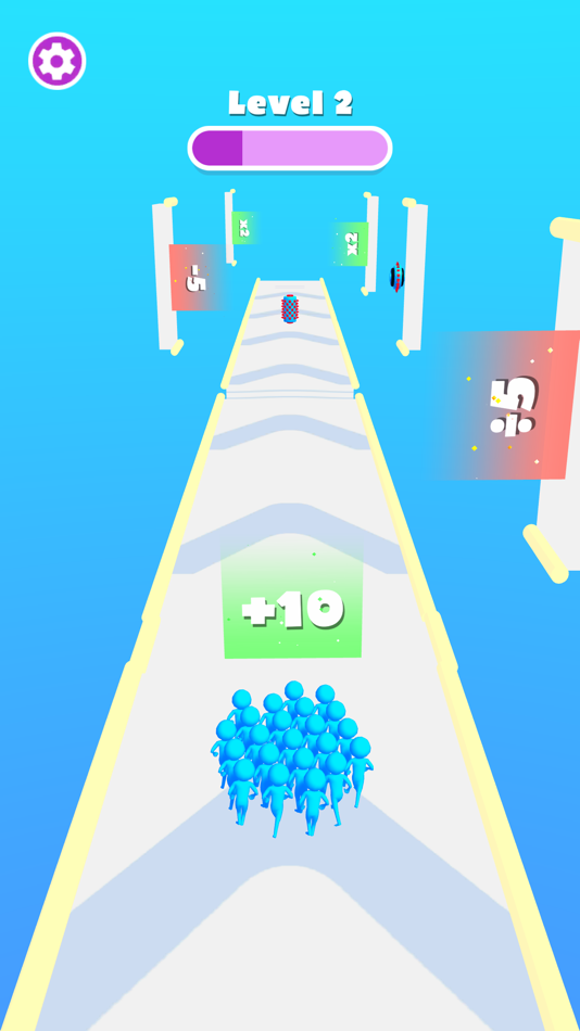 #2. Crowd Run Master 3D (iOS) 由: Ahmet Ikbal Adlig