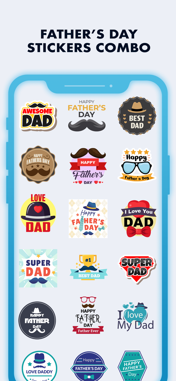 Fathers Day Special Stickers