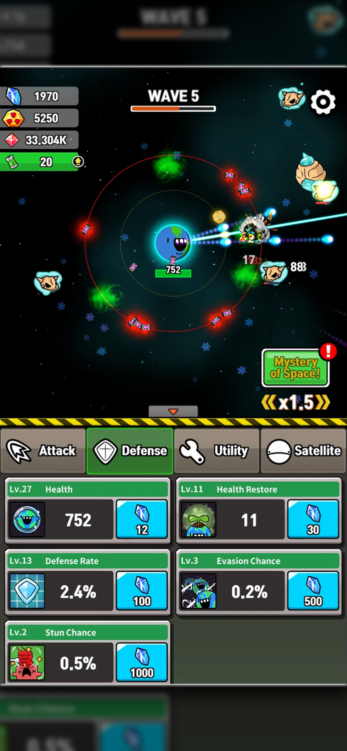 지구를 지켜라  신개념 방치형 idle 키우기