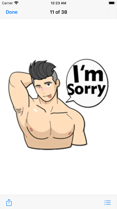 It's Men Time Stickers Pack Screenshot