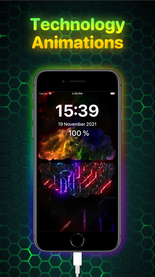#9. Ampere: Charging Animation App (iOS) 由: Uladzislau Yanushka