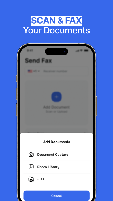 FaxUp - Send Fax From Phone Screenshot