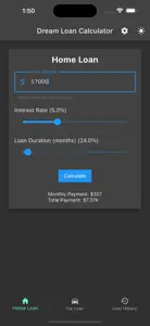 Dream Loan Calculator screenshot #5 for iPhone