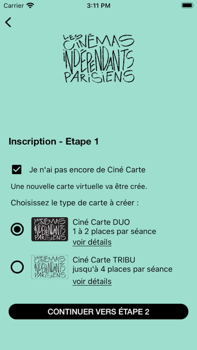 Screenshot #3 pour Ciné Carte