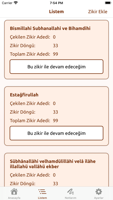 Cep Zikirmatik Screenshot