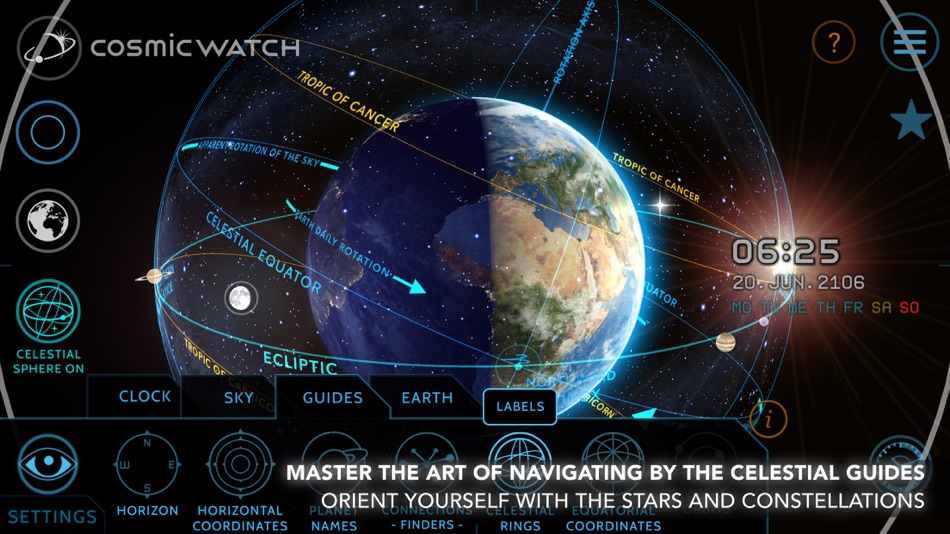 #6. Cosmic-Watch (iOS) 由: Celestial Dynamics AG