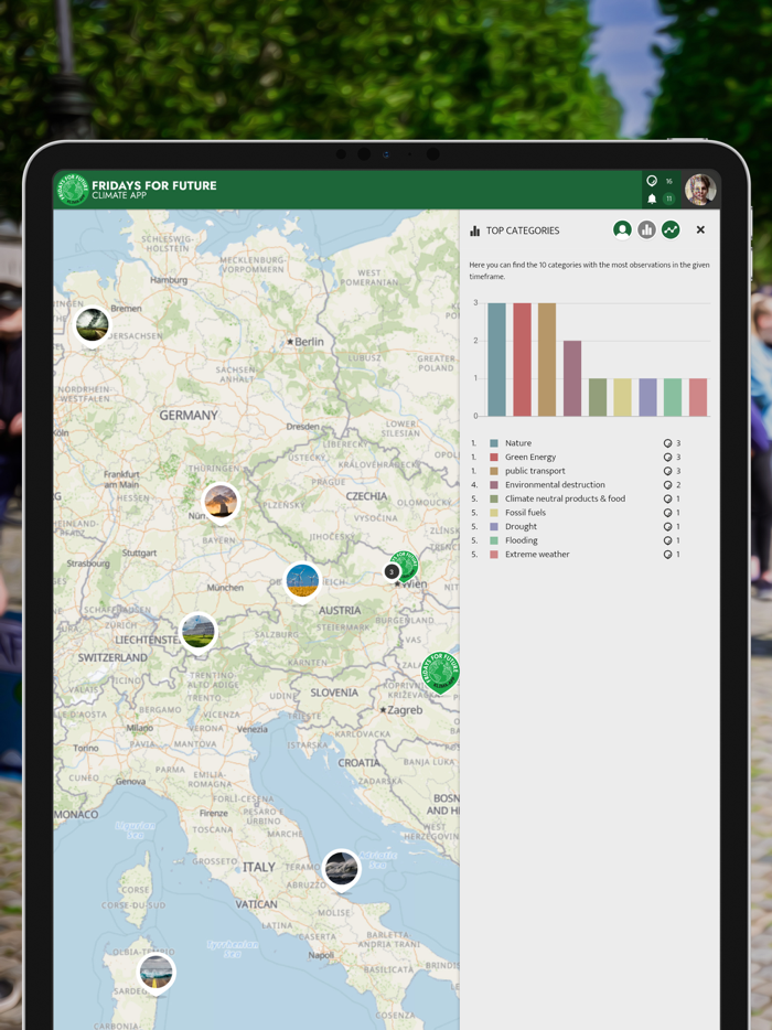 FRIDAYS FOR FUTURE Climate App