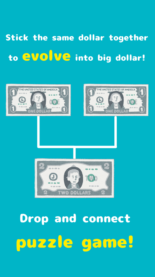 #4. Dollar Merge Puzzle (iOS) Podle: C4.std