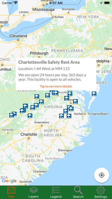 Virginia Traveler Screenshot