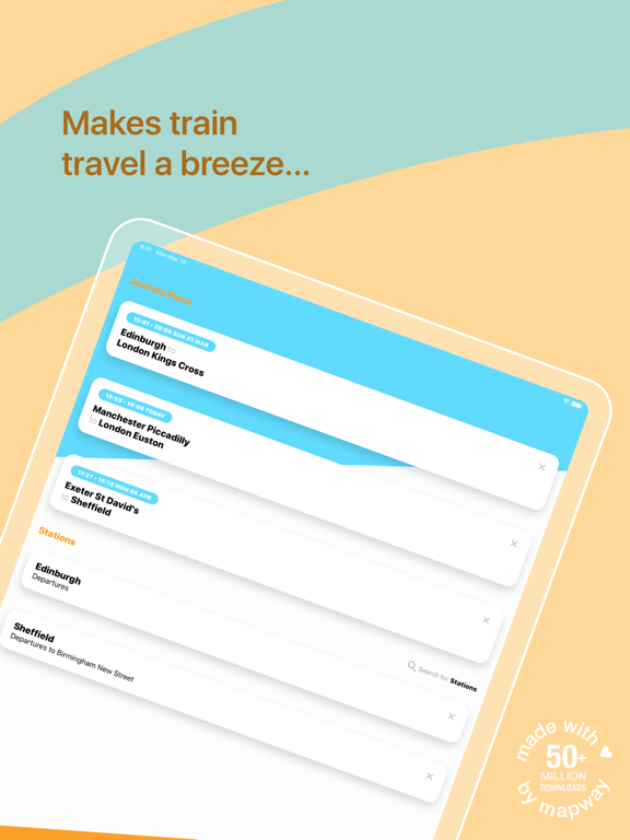 Screenshot #4 pour myTrains Train times & tickets