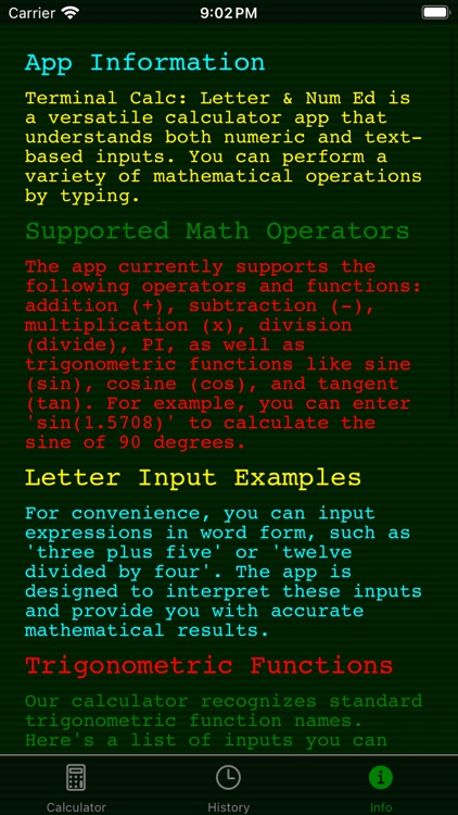 Terminal Calc: Letter & Num Ed screenshot-4