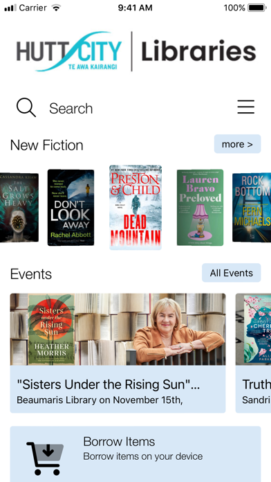 Hutt City Libraries Screenshot