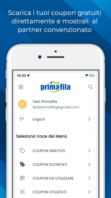 Primafila Convenzionati Coupon Screenshot
