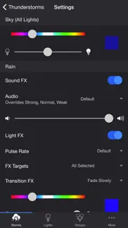 thunderstorm for lifx iphone screenshot 2