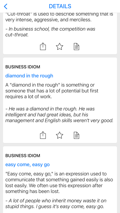 Business & Medical idioms Screenshot