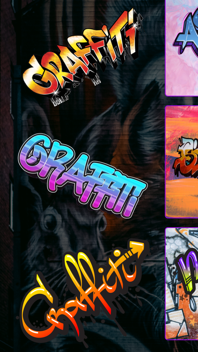 Graffiti Text Effect Editor Screenshot