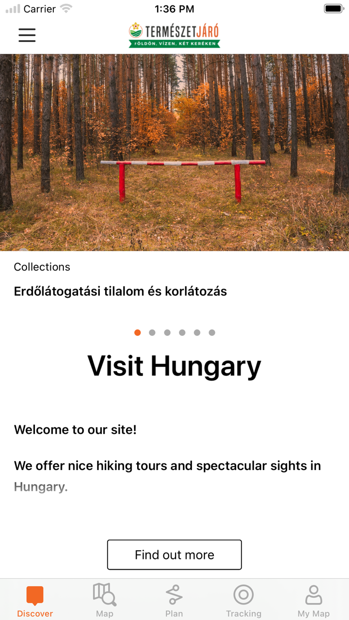 Természetjáró a túratervező