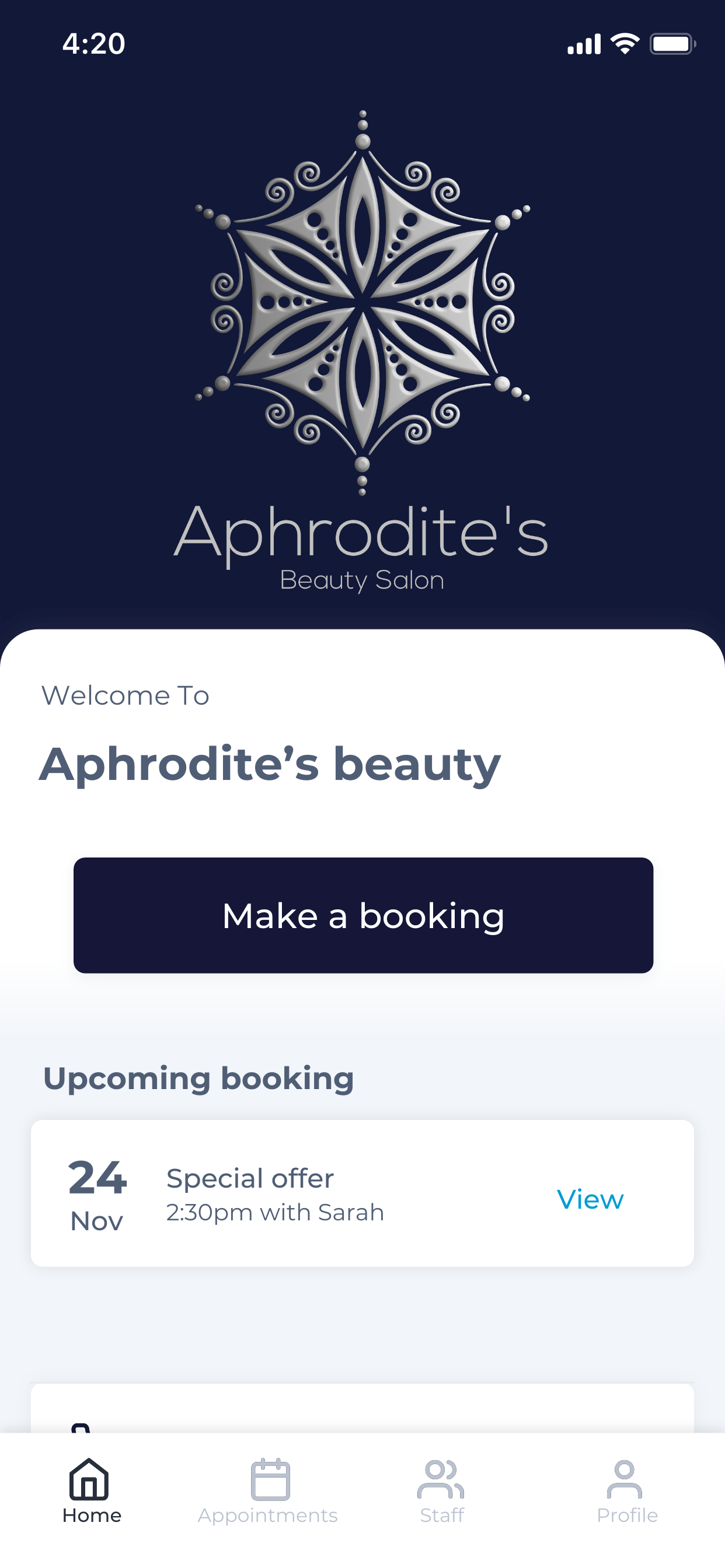 Aphrodite’s beauty