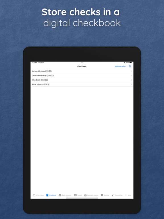 Screenshot #6 pour Check Writer: Print Checks