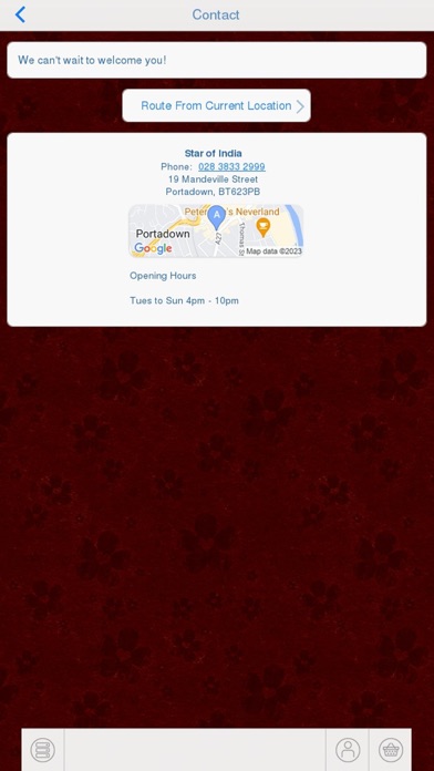 Star of India Portadown App Screenshot