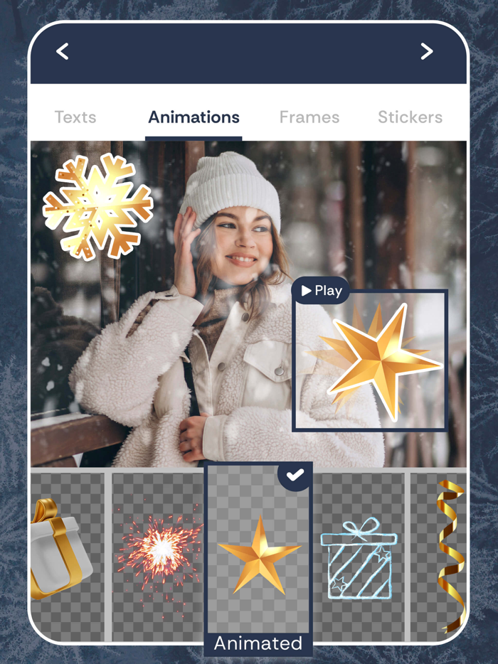 Animated frames - Snow Effects