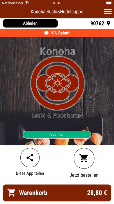 Konoha Sushi&Nudelsuppe Screenshot